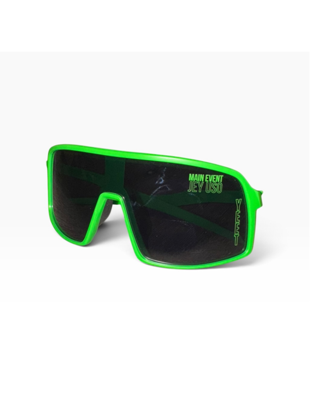 WWE Jey Uso Main Event Yeet Sunglasses One Size Green Black